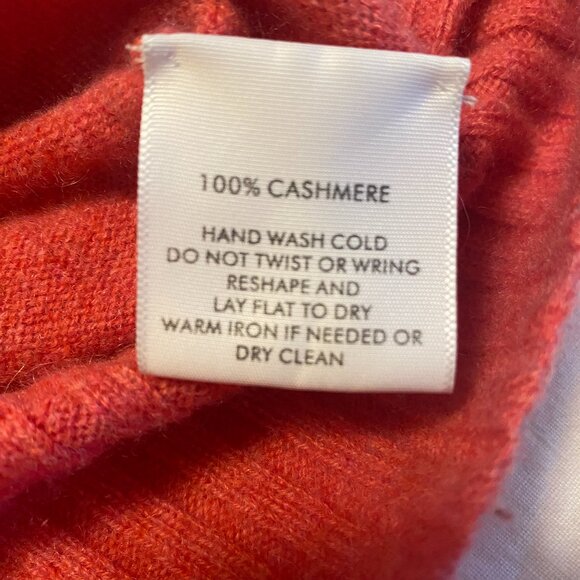 White + Warren Cashmere mockneck Sweater I Heathered Raspberry Pink Size S - Picture 11 of 14